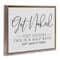 Stupell Industries Get Naked Funny Bathroom Floater Framed Art